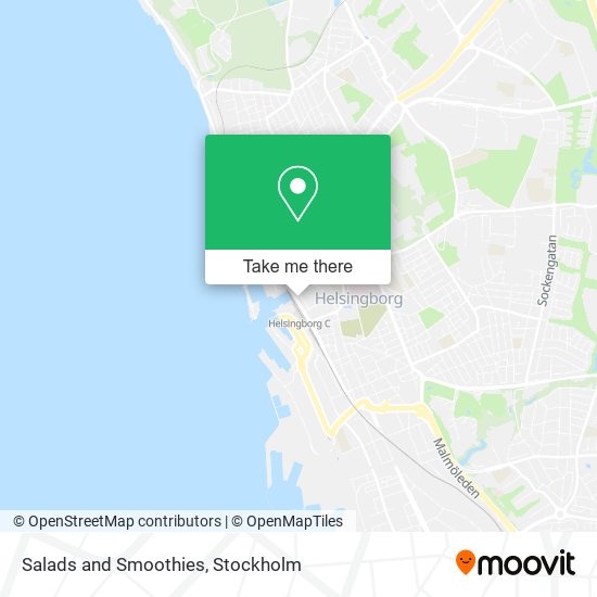 Salads and Smoothies map