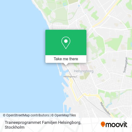 Traineeprogrammet Familjen Helsingborg map