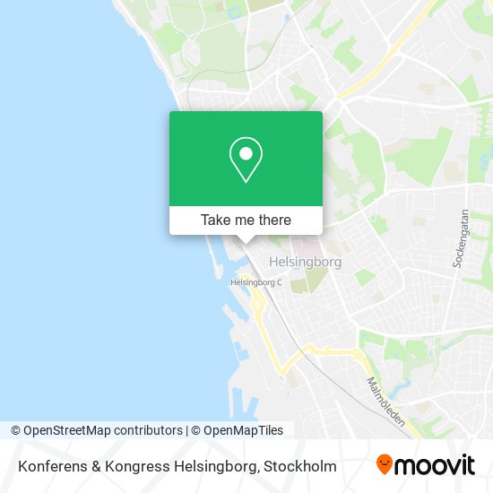 Konferens & Kongress Helsingborg map