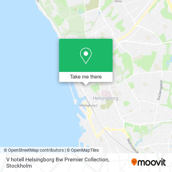 V hotell Helsingborg Bw Premier Collection map