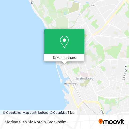 Modeateljén Siv Nordin map