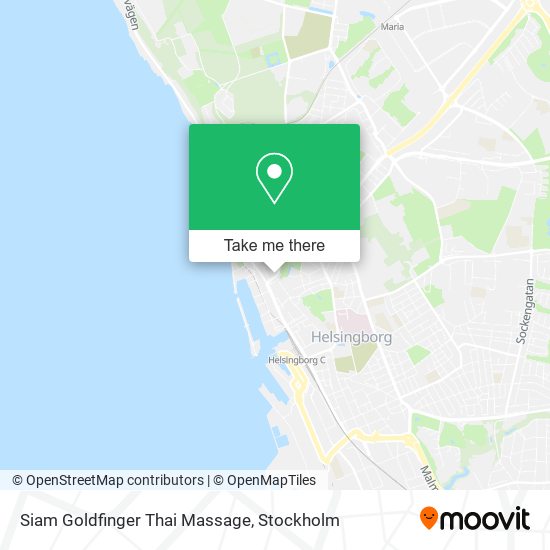 Siam Goldfinger Thai Massage map