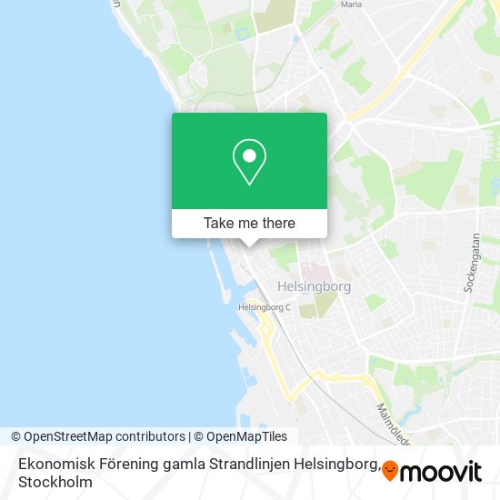 Ekonomisk Förening gamla Strandlinjen Helsingborg map