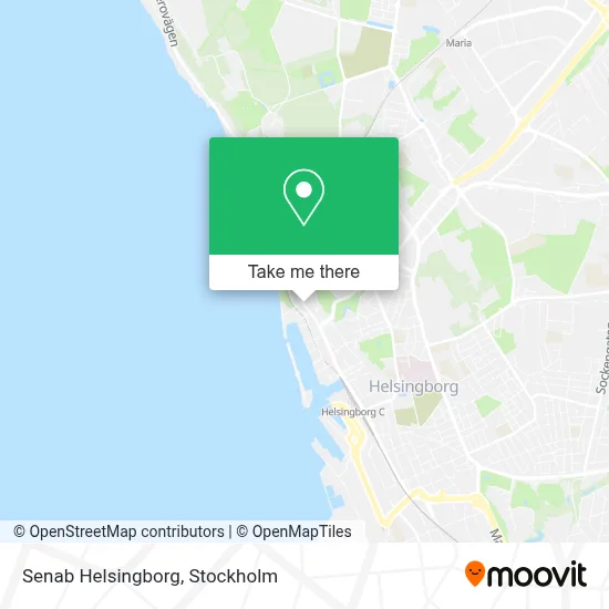 Senab Helsingborg map
