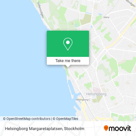 Helsingborg Margaretaplatsen map