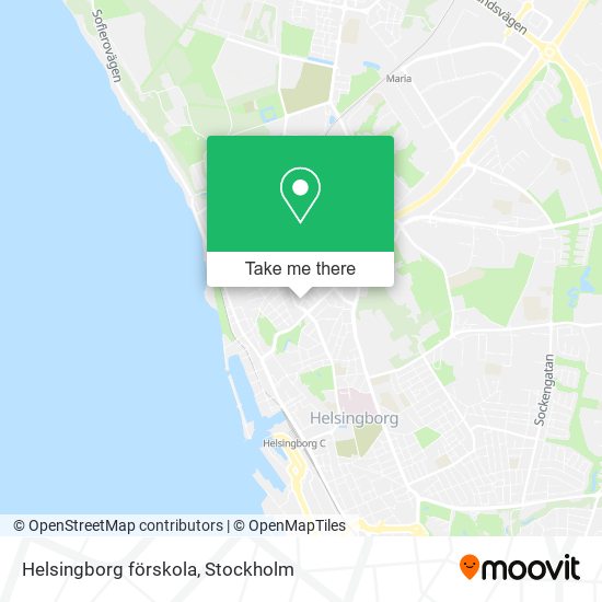 Helsingborg förskola map