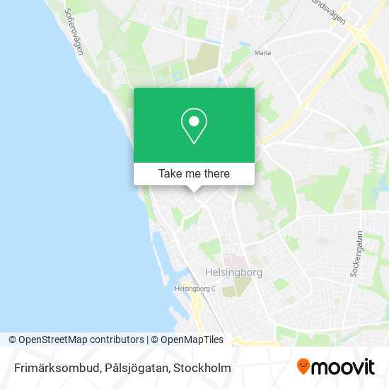 Frimärksombud, Pålsjögatan map