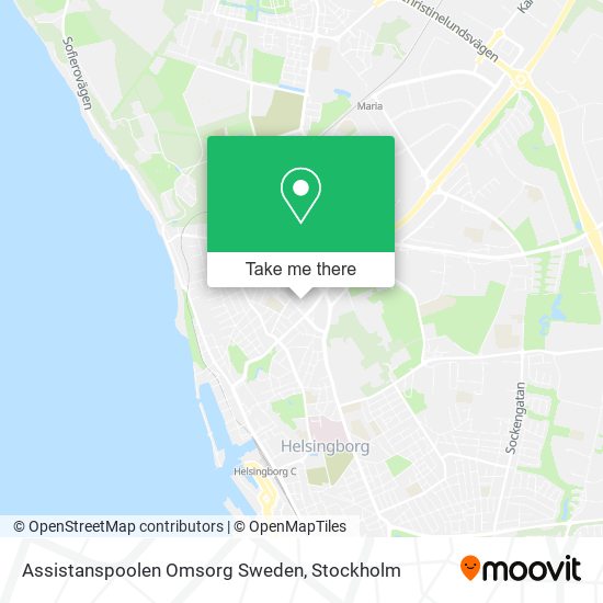 Assistanspoolen Omsorg Sweden map