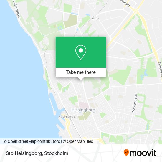 Stc-Helsingborg map