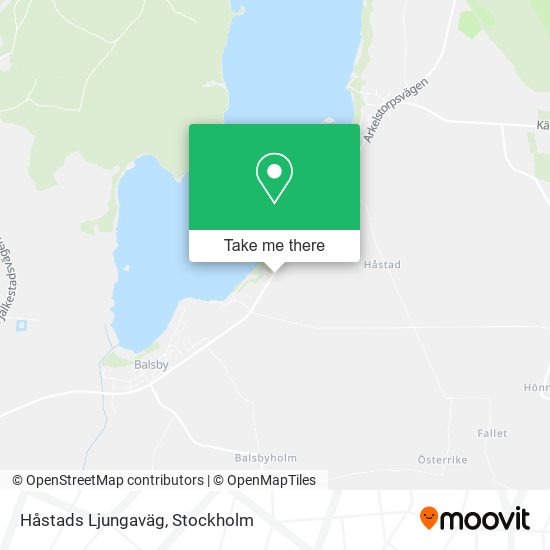 Håstads Ljungaväg map
