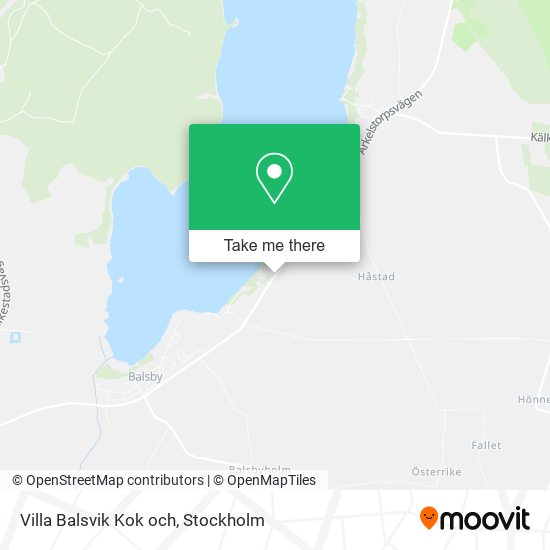 Villa Balsvik Kok och map