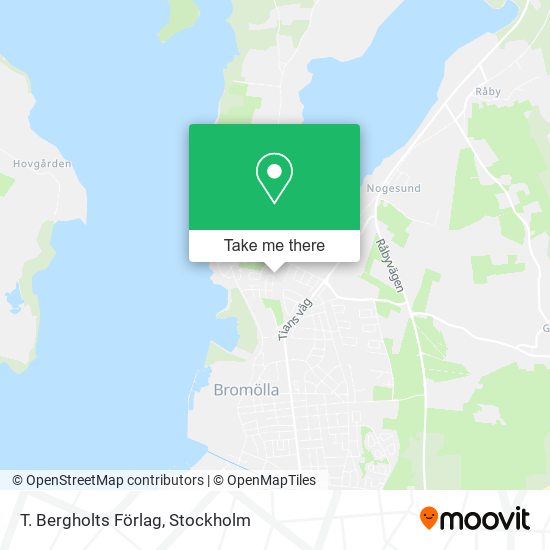 T. Bergholts Förlag map