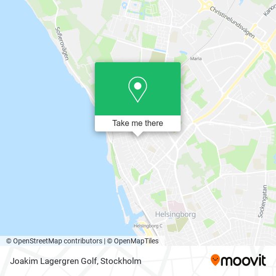 Joakim Lagergren Golf map