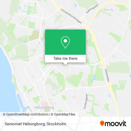 Seniornet Helsingborg map