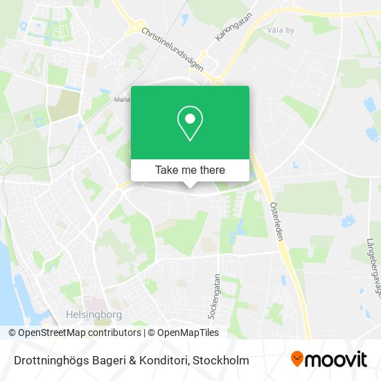 Drottninghögs Bageri & Konditori map