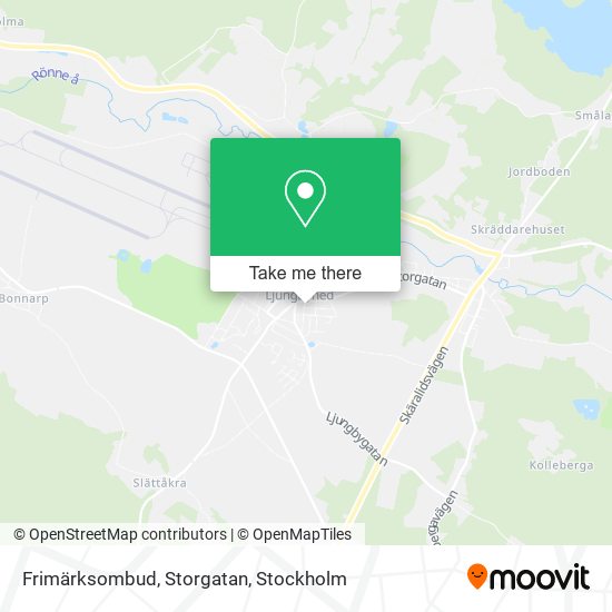 Frimärksombud, Storgatan map