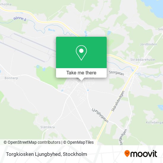 Torgkiosken Ljungbyhed map