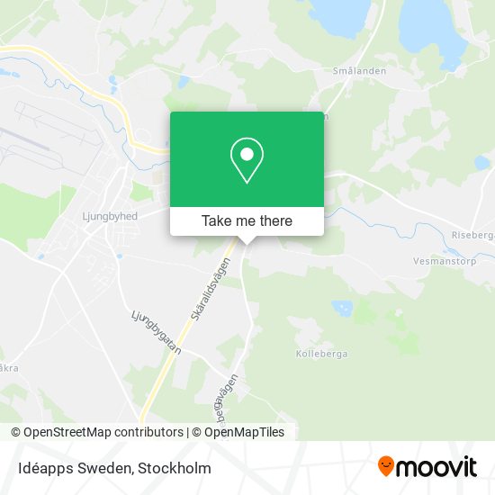 Idéapps Sweden map