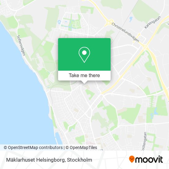 Mäklarhuset Helsingborg map