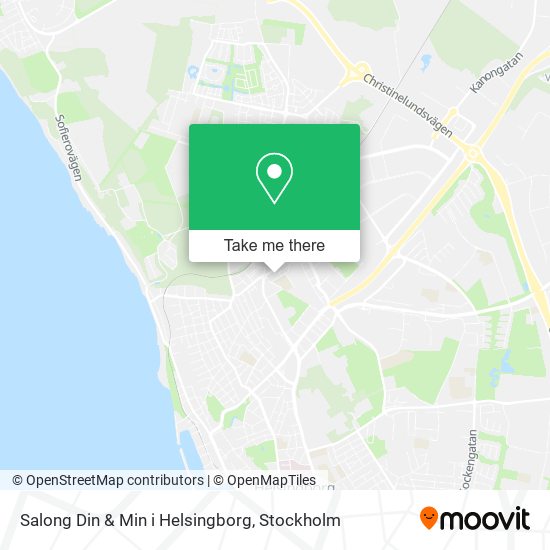 Salong Din & Min i Helsingborg map