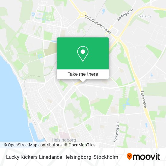 Lucky Kickers Linedance Helsingborg map