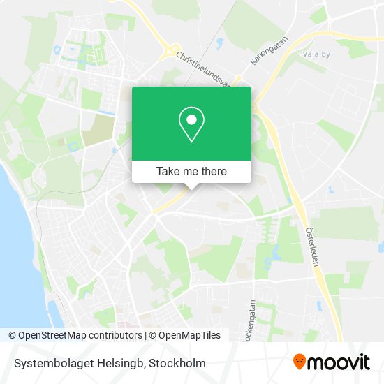 Systembolaget Helsingb map