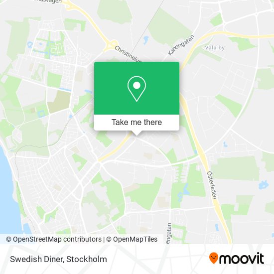 Swedish Diner map