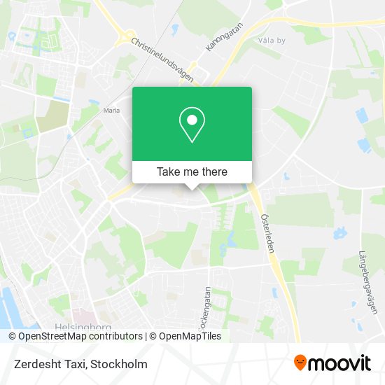 Zerdesht Taxi map