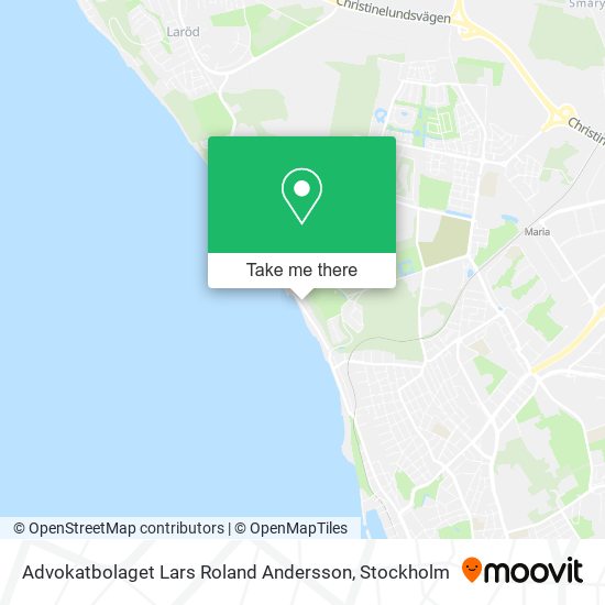 Advokatbolaget Lars Roland Andersson map