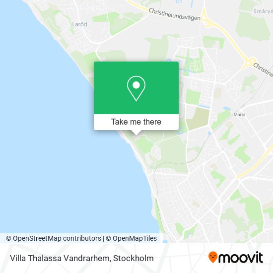 Villa Thalassa Vandrarhem map