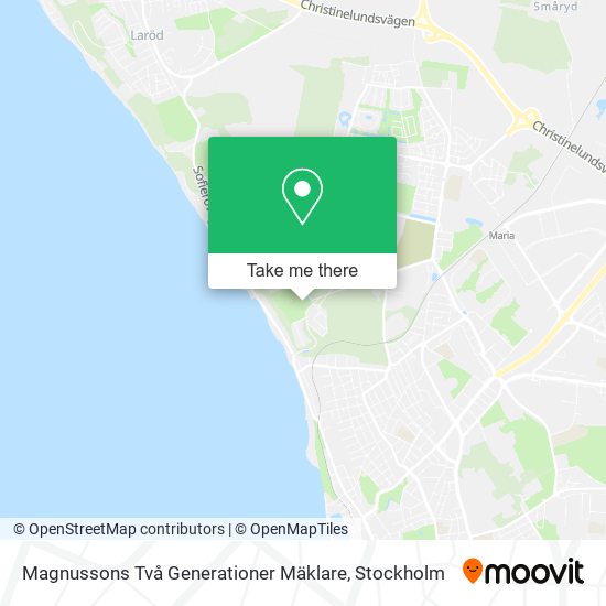 Magnussons Två Generationer Mäklare map