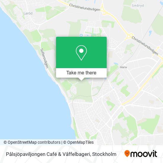 Pålsjöpaviljongen Café & Våffelbageri map