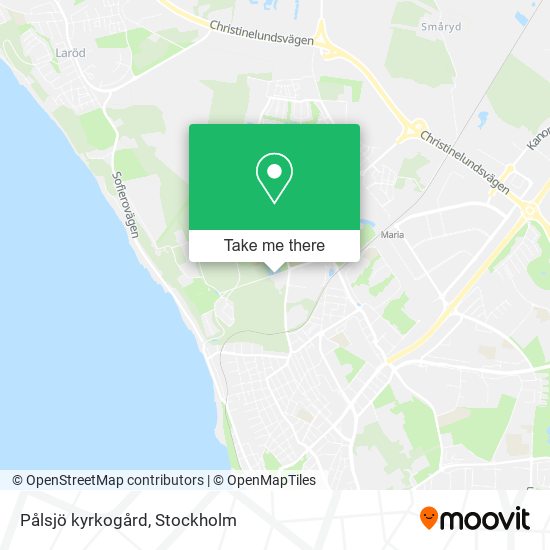 Pålsjö kyrkogård map