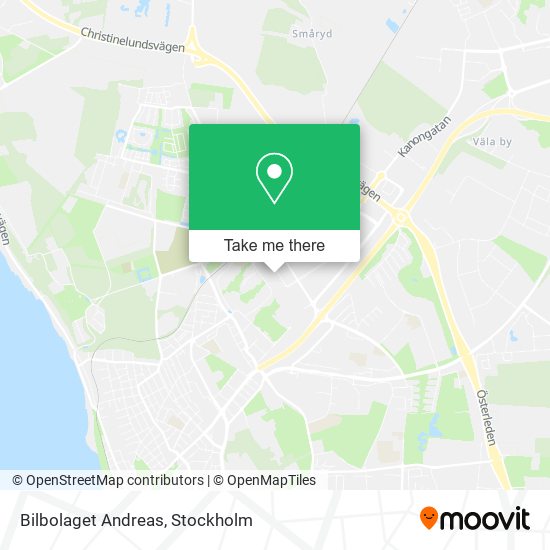 Bilbolaget Andreas map