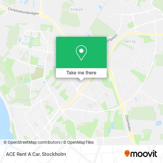 ACE Rent A Car map