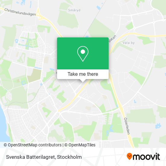 Svenska Batterilagret map