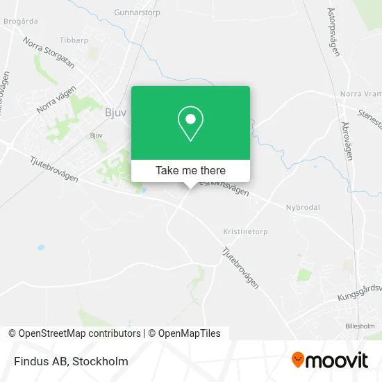 Findus AB map