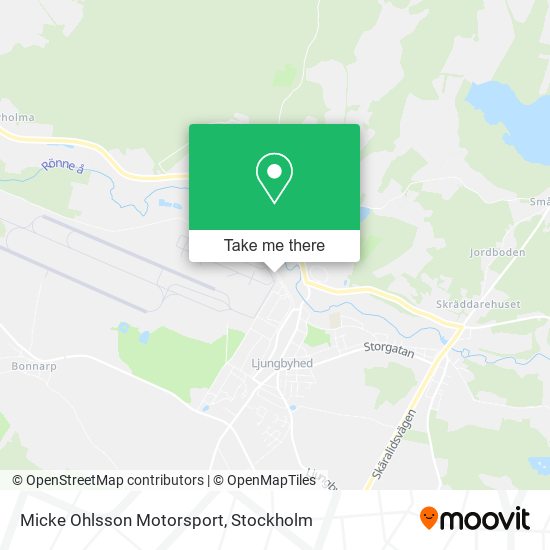 Micke Ohlsson Motorsport map
