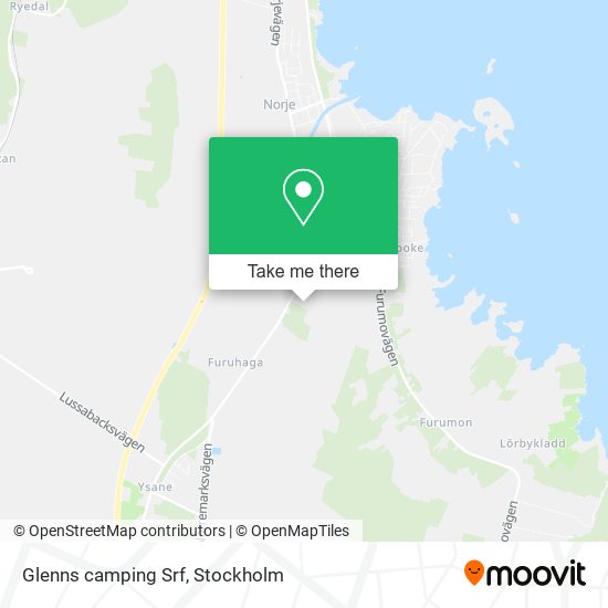 Glenns camping Srf map