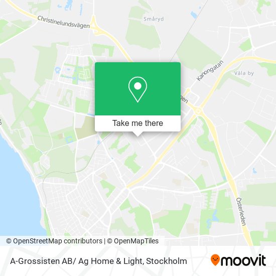 A-Grossisten AB/ Ag Home & Light map