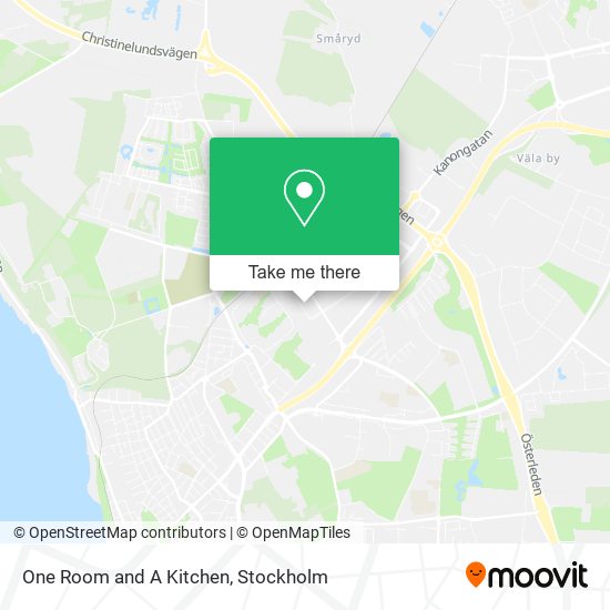 One Room and A Kitchen map