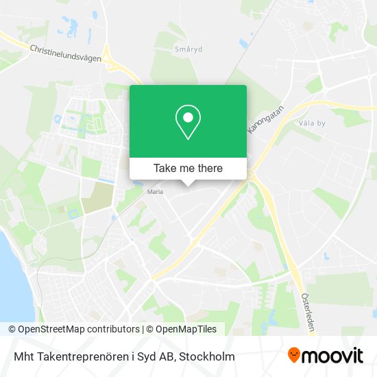 Mht Takentreprenören i Syd AB map