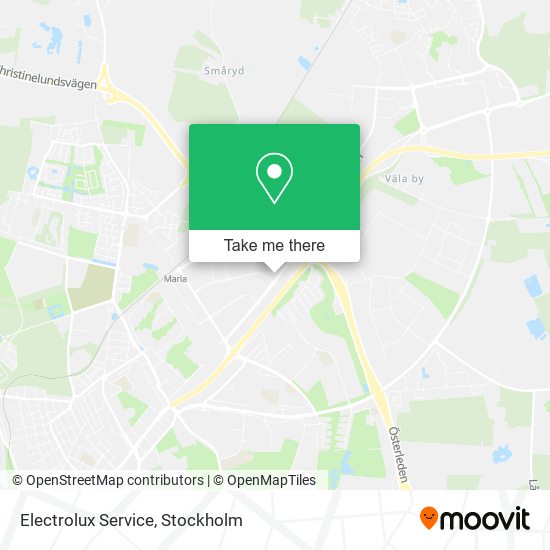 Electrolux Service map