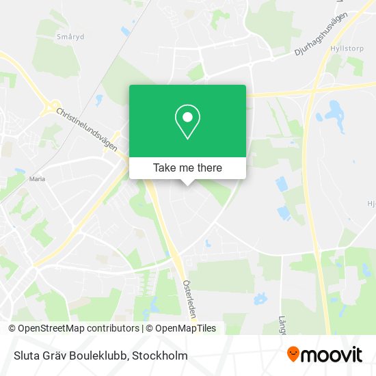 Sluta Gräv Bouleklubb map
