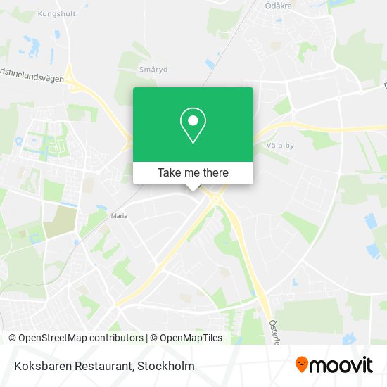 Koksbaren Restaurant map