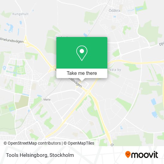 Tools Helsingborg map