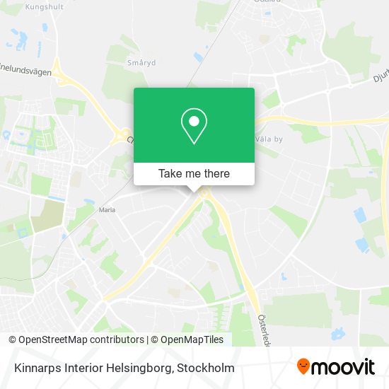 Kinnarps Interior Helsingborg map