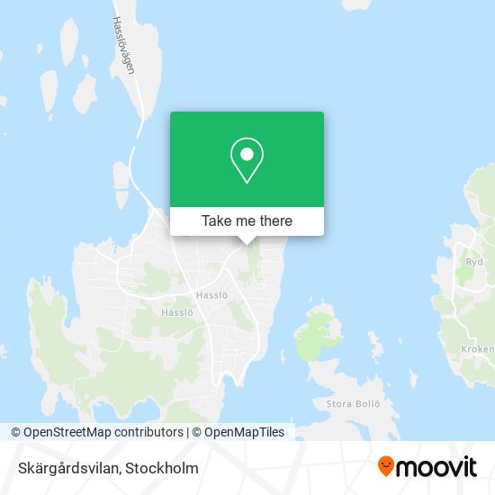 Skärgårdsvilan map