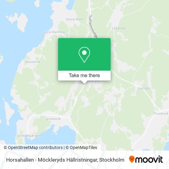 Horsahallen - Möckleryds Hällristningar map