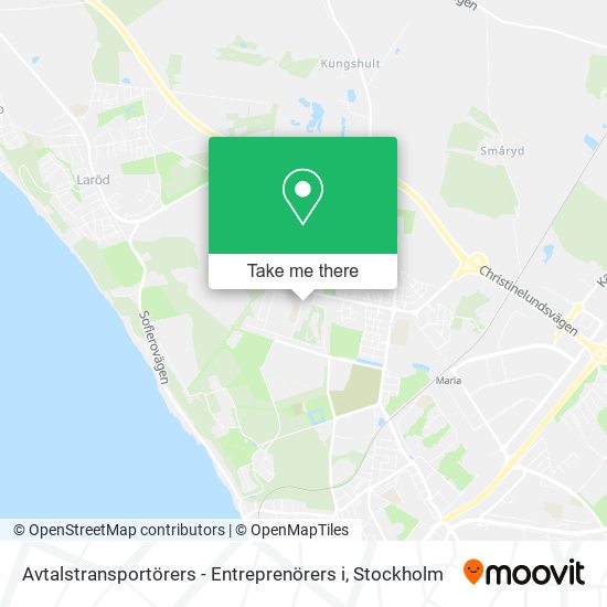 Avtalstransportörers - Entreprenörers i map